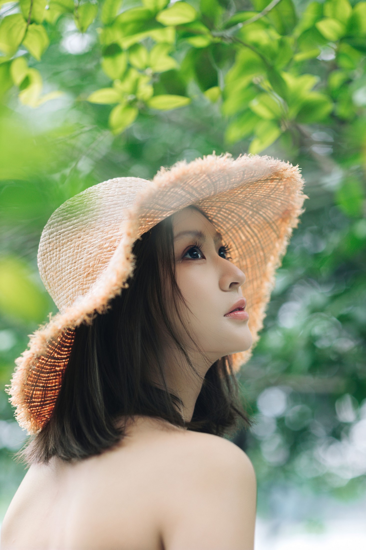 ID11908阴天白裙 - 妍画集-妍画集