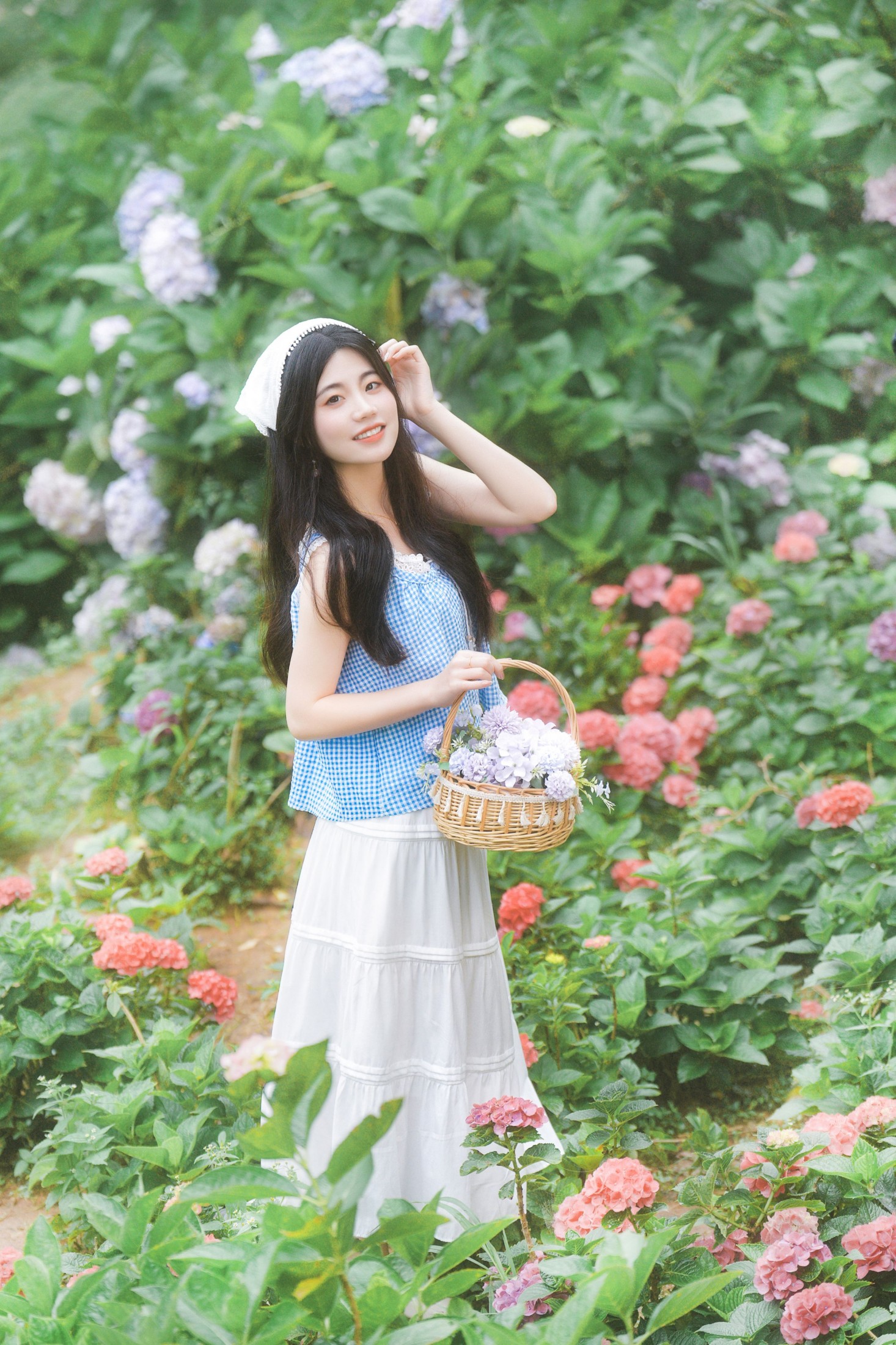 ID11381日系人像拍摄-绣球花 - 妍画集-妍画集