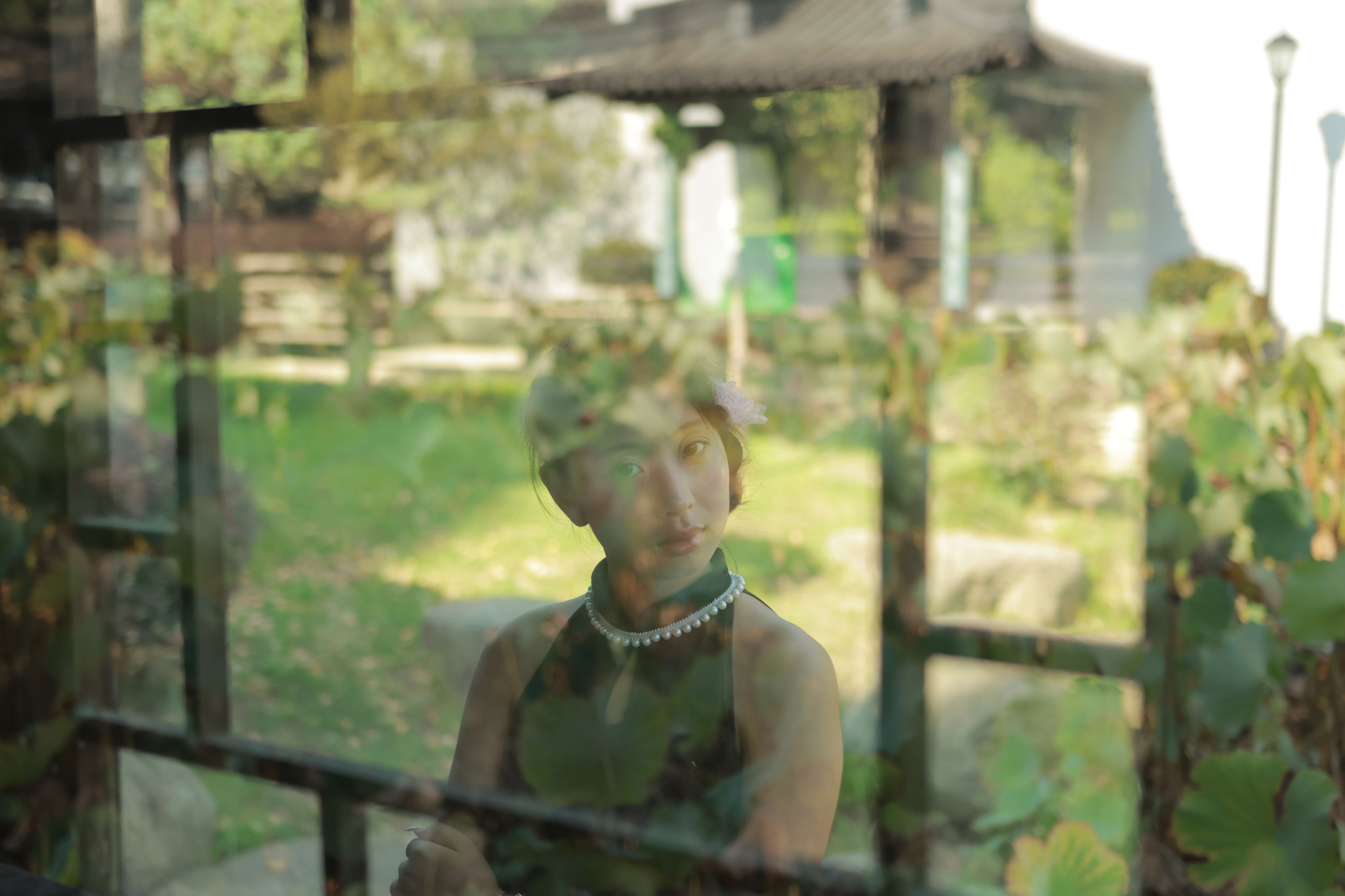 ID12049黑色珍珠旗袍 - 妍画集-妍画集