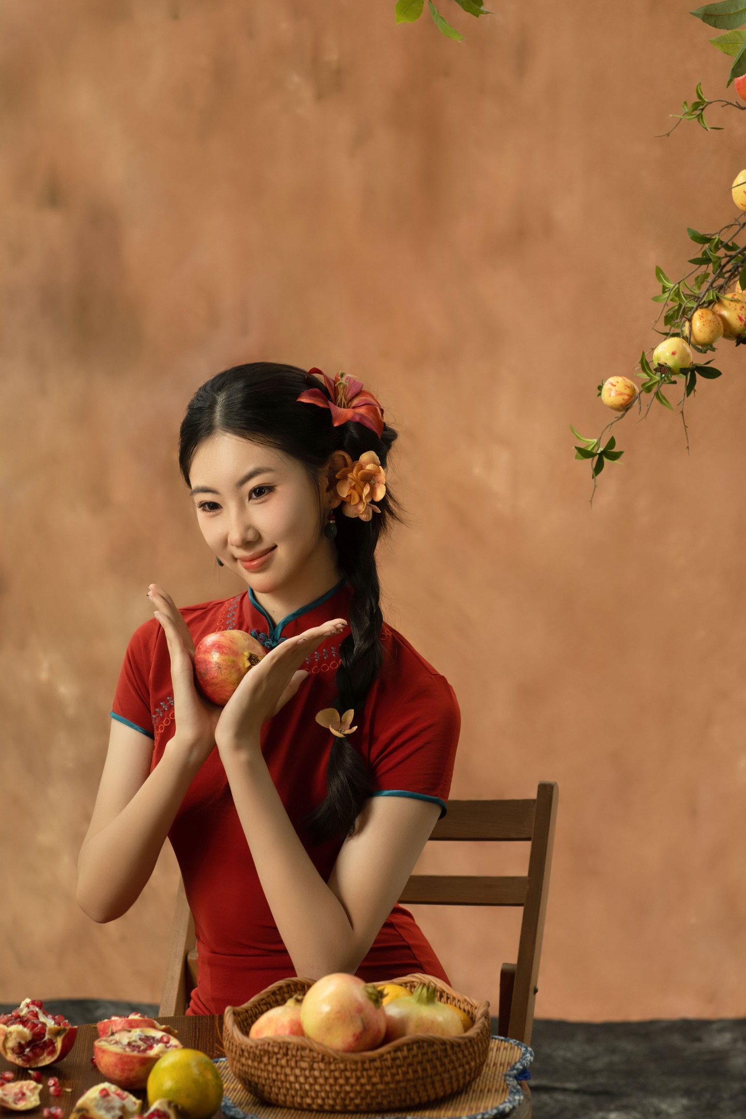 ID12050石榴少女 - 妍画集-妍画集