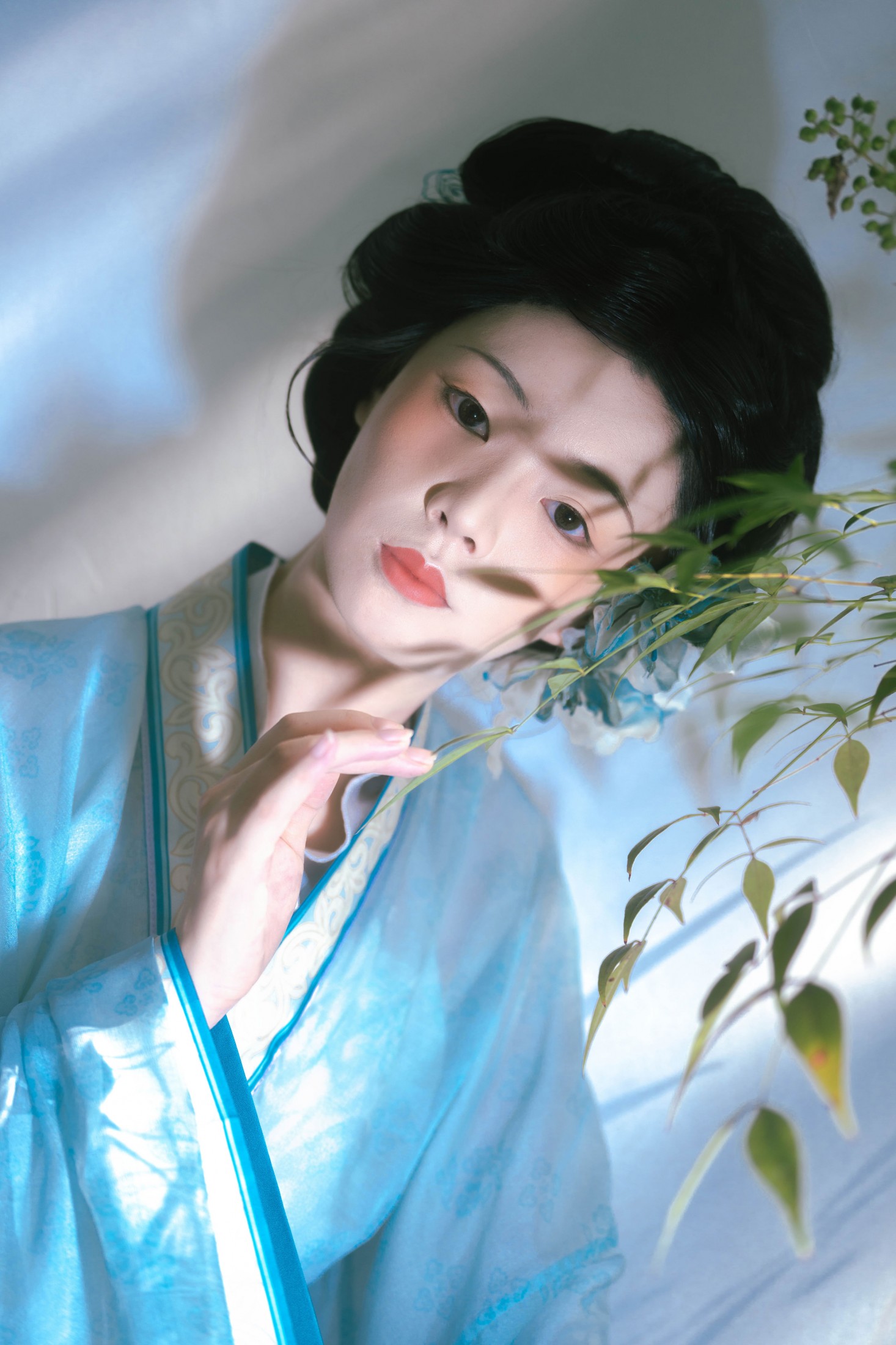 ID12130月白衣裳白玉人 - 妍画集-妍画集