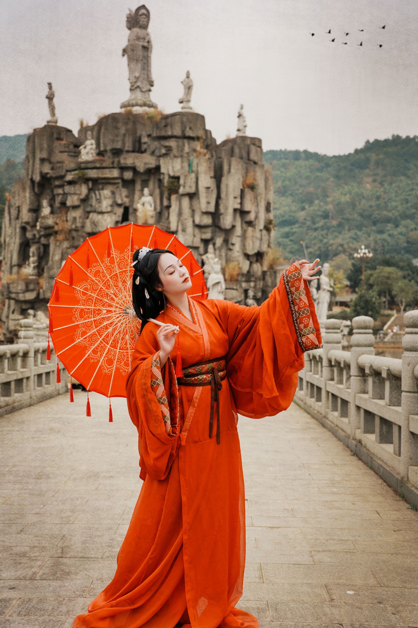 ID11397古风人像拍摄-万佛寺-泱泱 - 妍画集-妍画集
