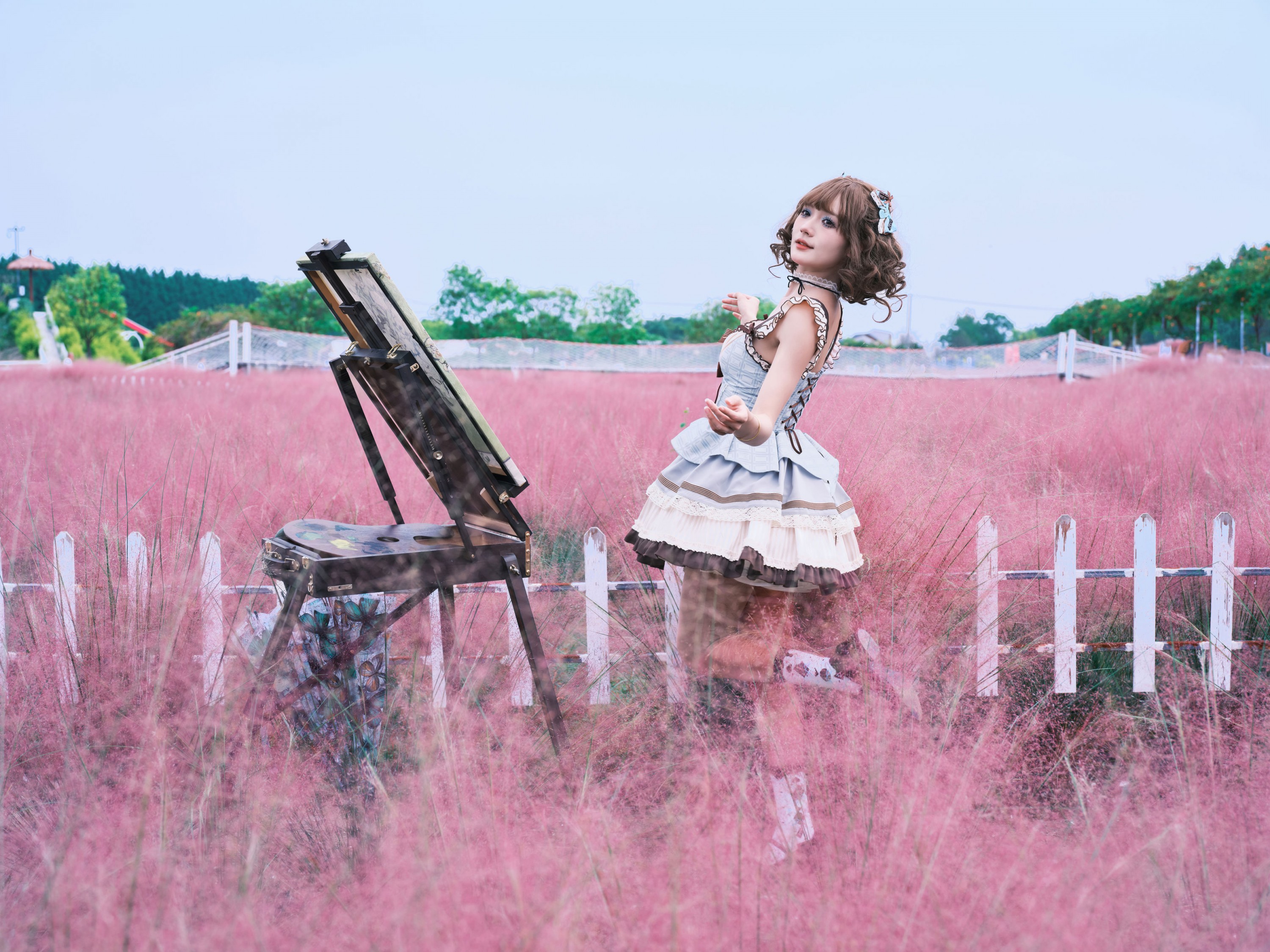 ID12332洛装的秋日粉黛游园-妍画集