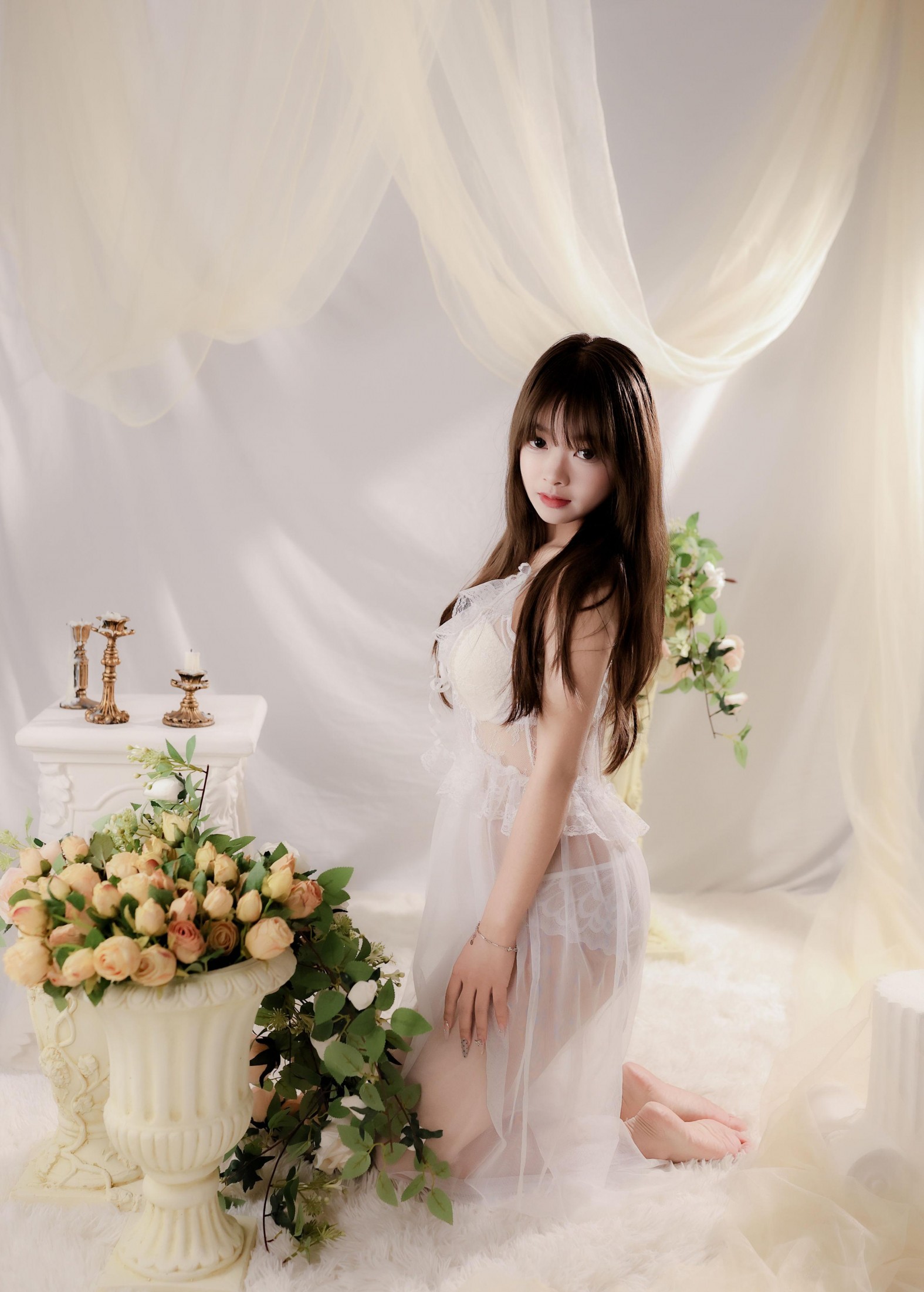 点点二 – 《白纱少女》[25P] 插图2