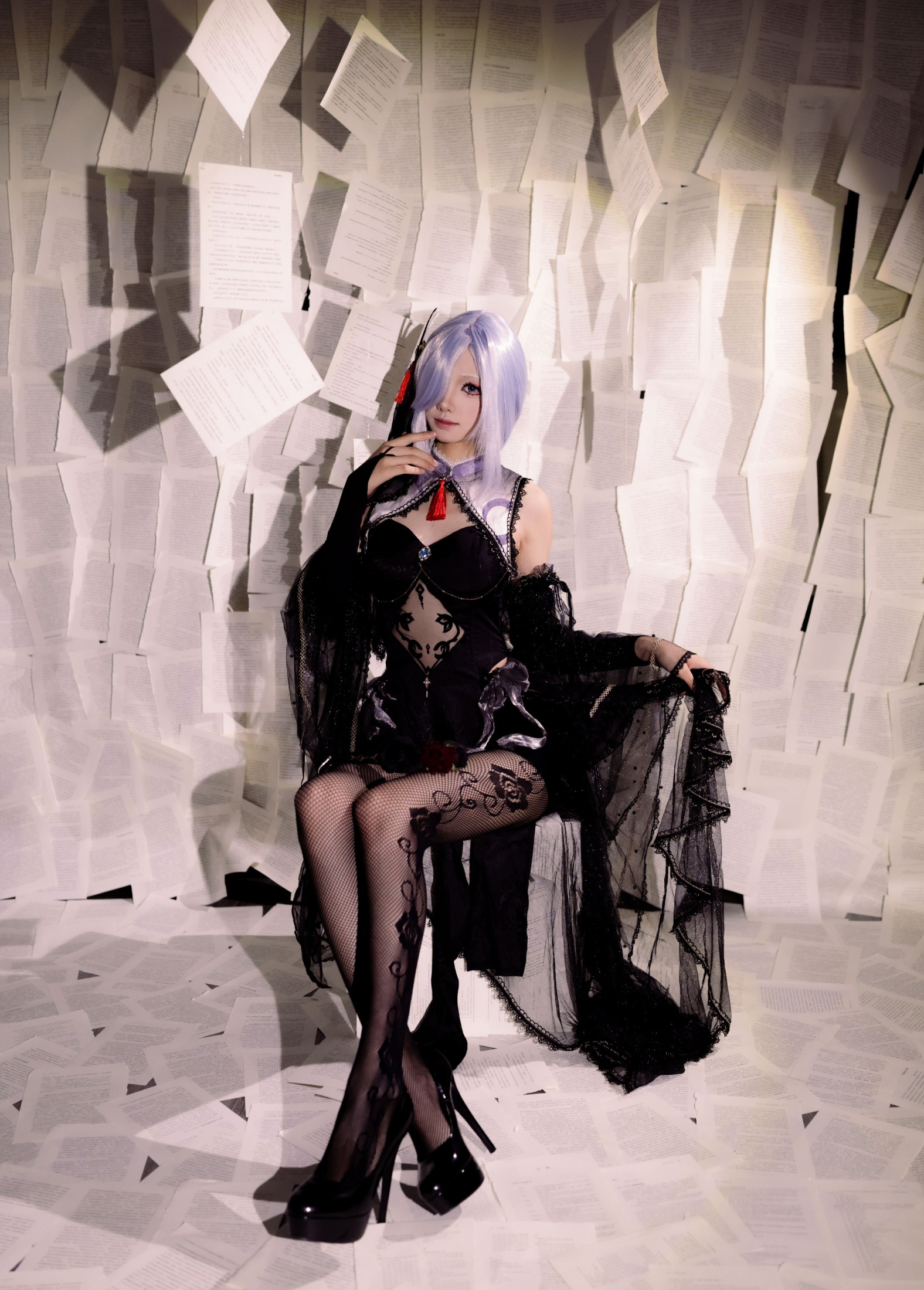 ID12331书页申鹤-妍画集