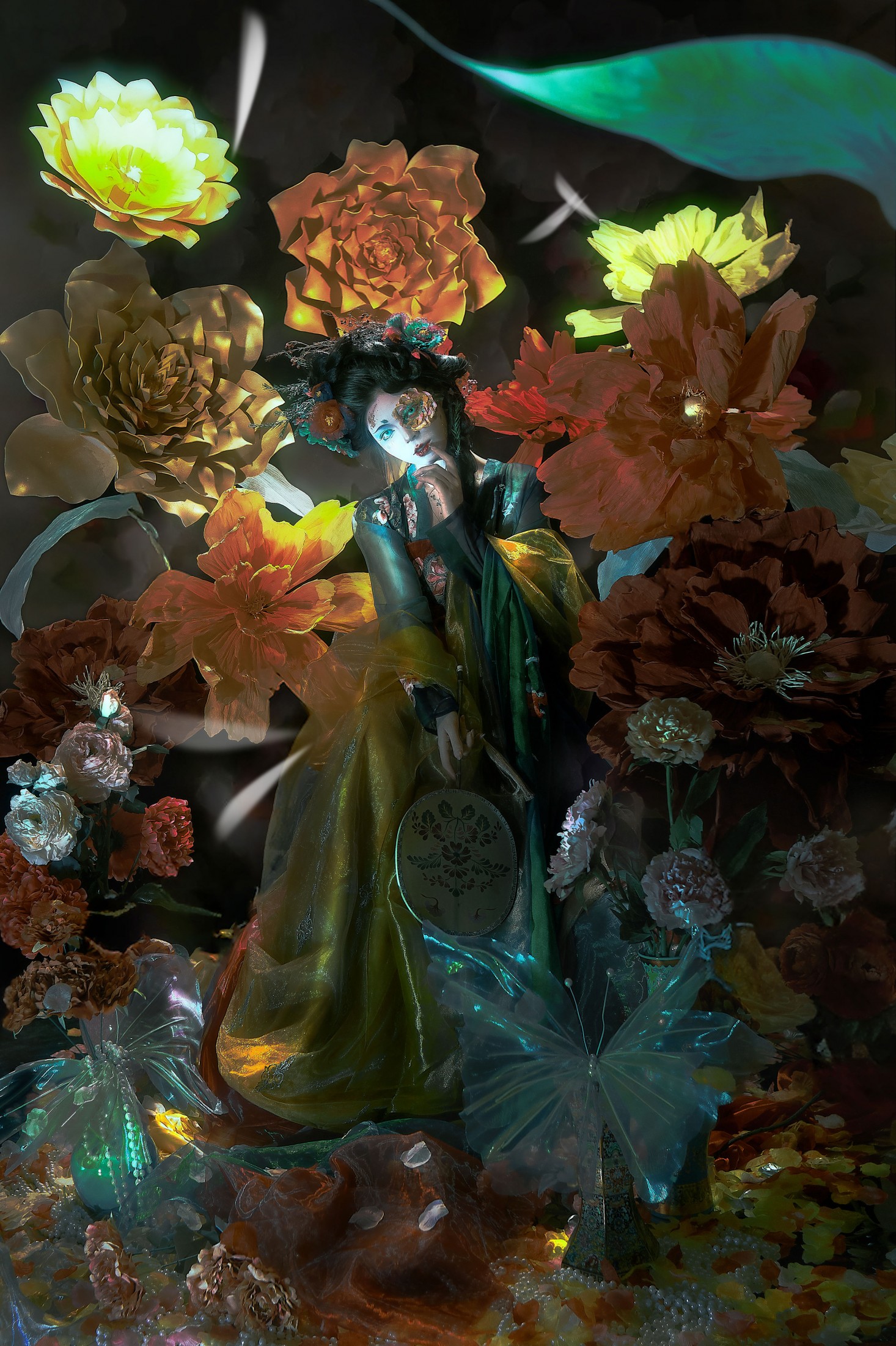 ID12088腐烂的牡丹花-妍画集