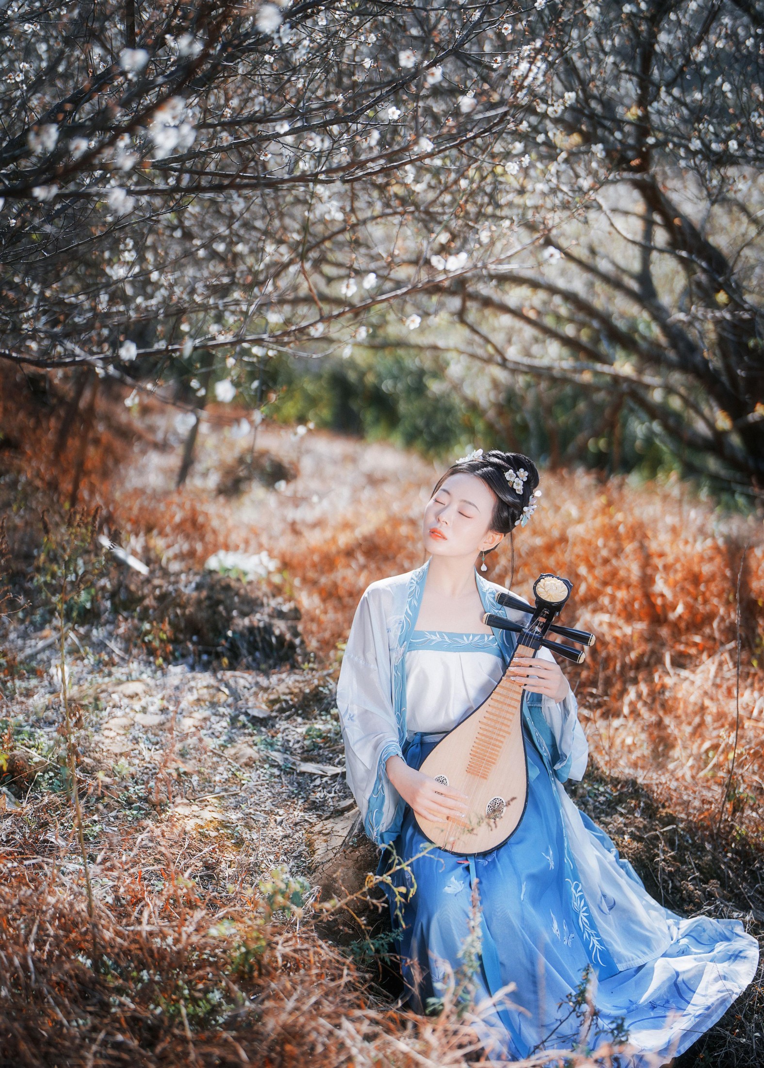 腿子 – 《古风人像拍摄-梅花-腿子》[18P] 插图2