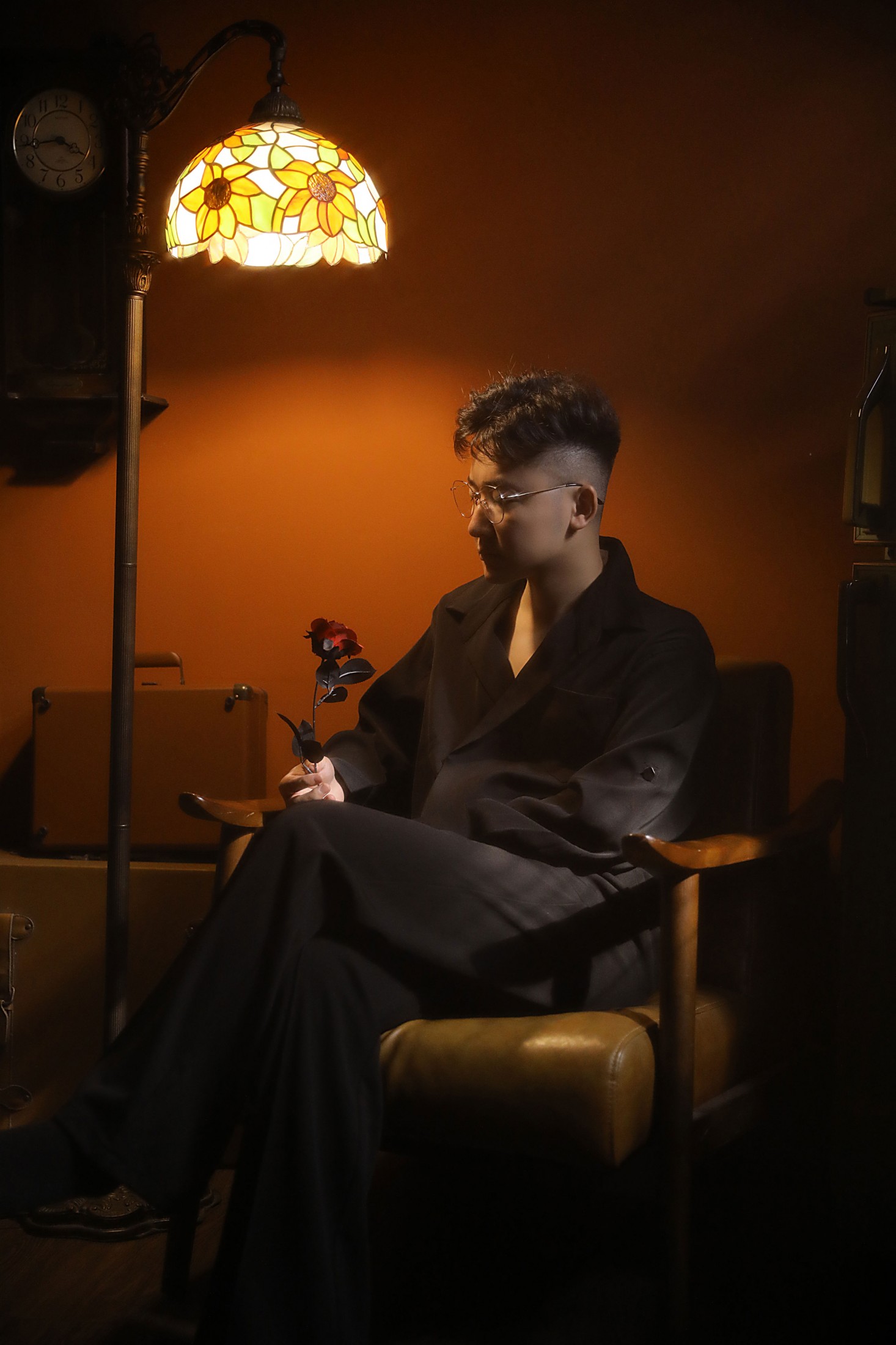 ID12303玫瑰溺于黑夜-妍画集