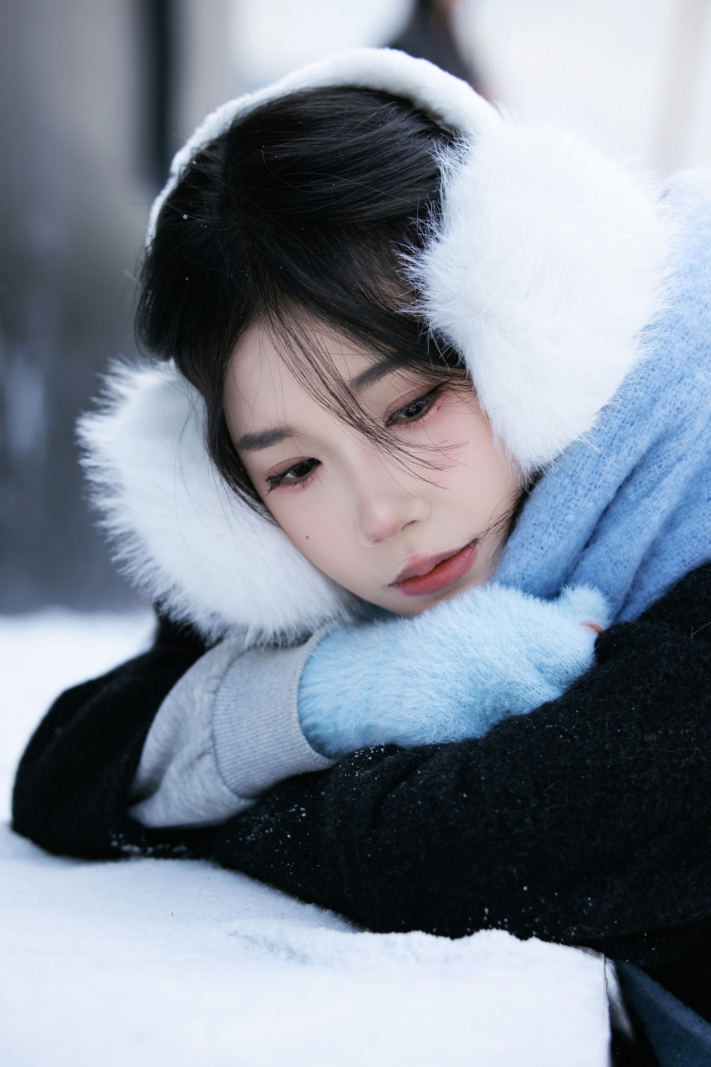 小亿 - 《冬日雪景》[1P] 插图3