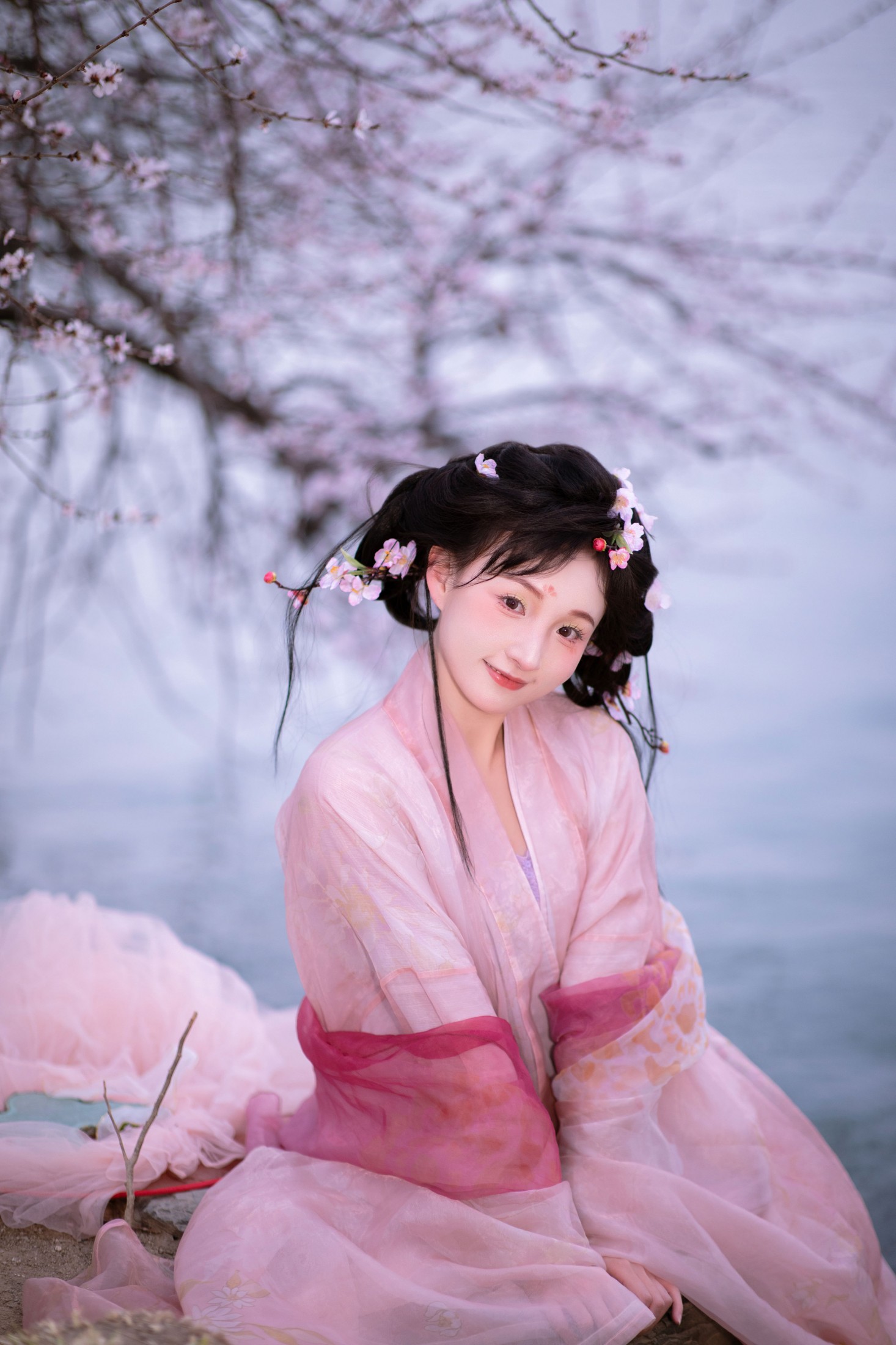 ID12466桃花树下桃花仙-妍画集