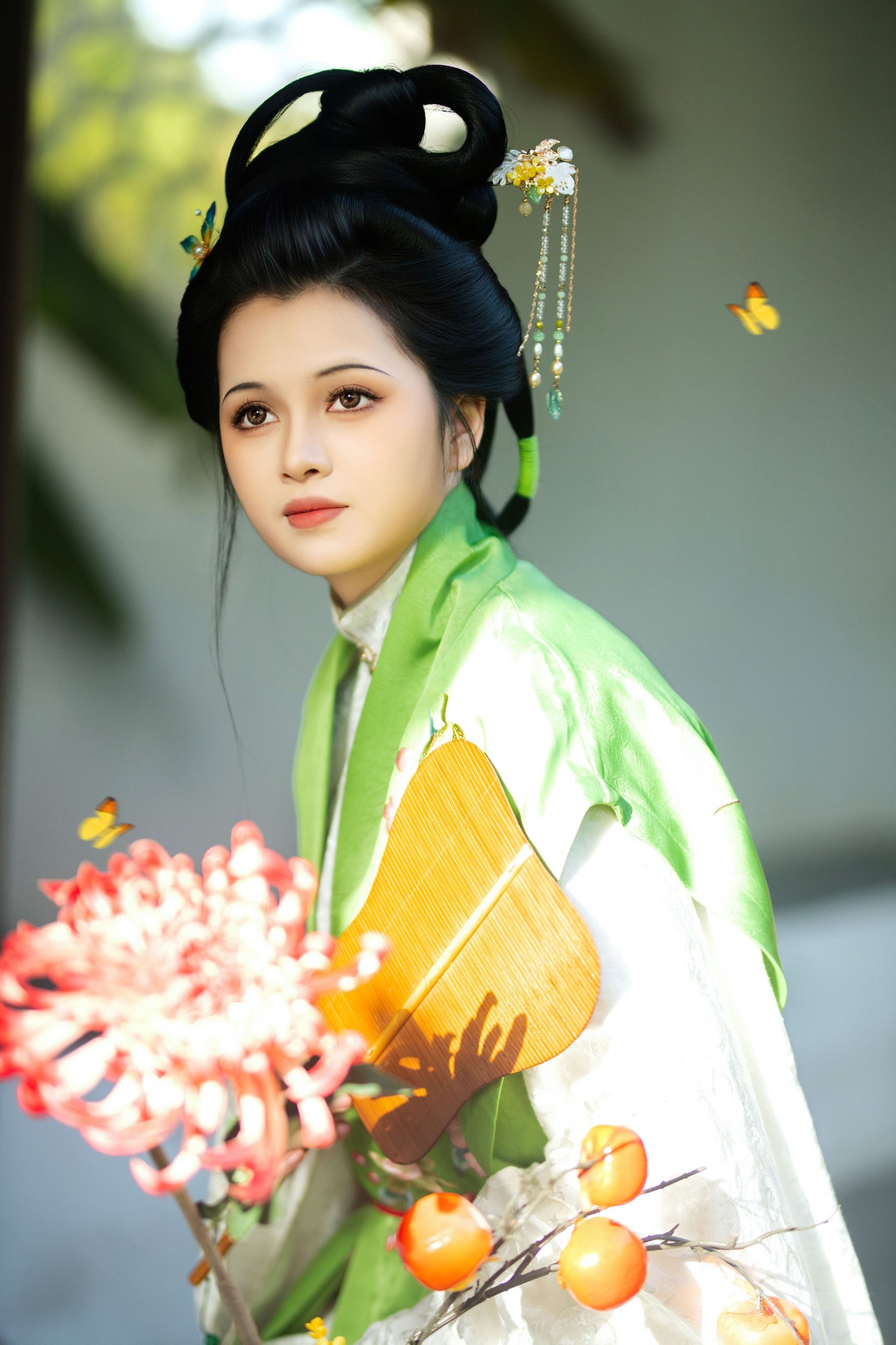 ID12542浣溪沙庭中绿影-妍画集