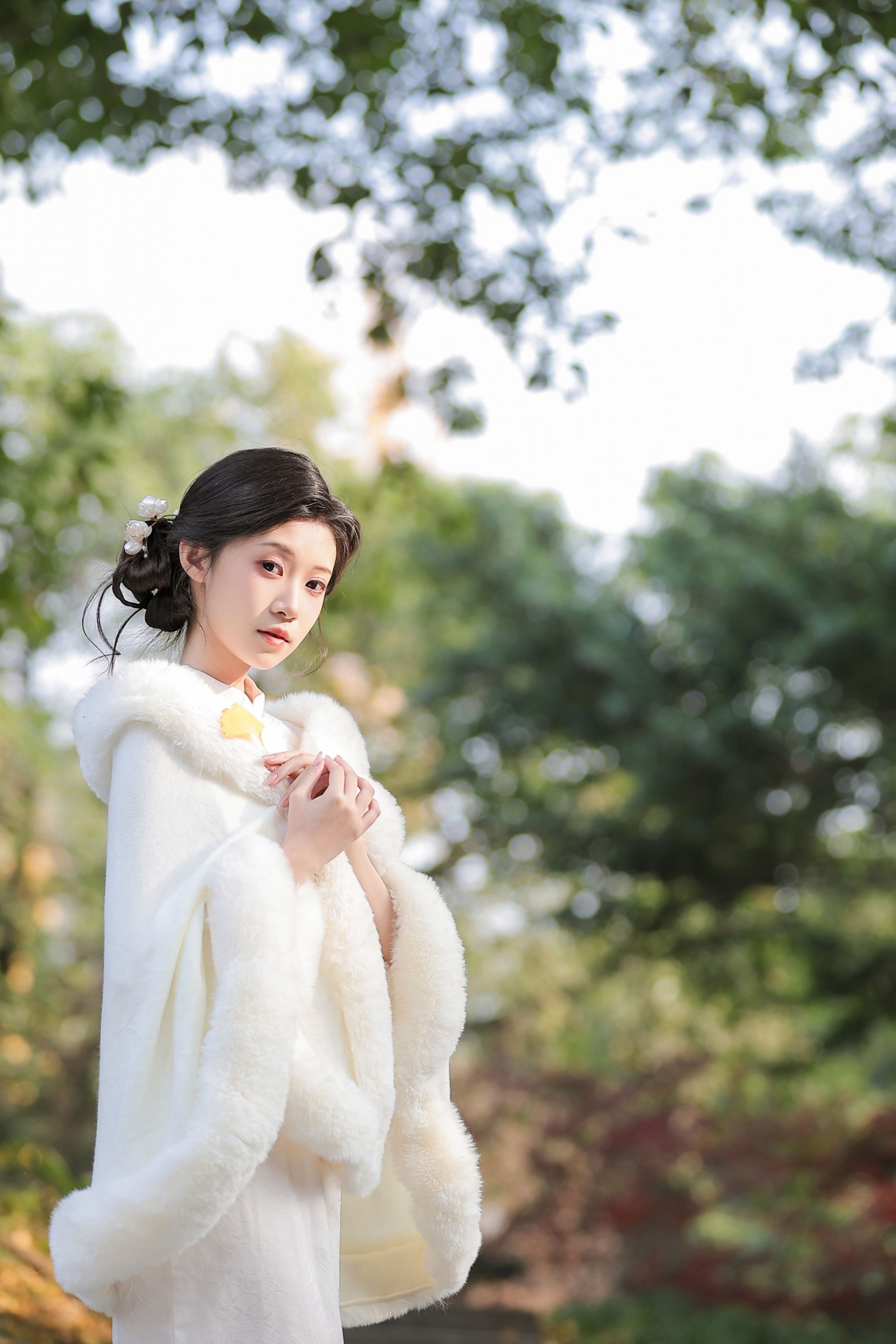 一口烧麦 - 《适合冬天的一组旗袍》[10P] 插图5