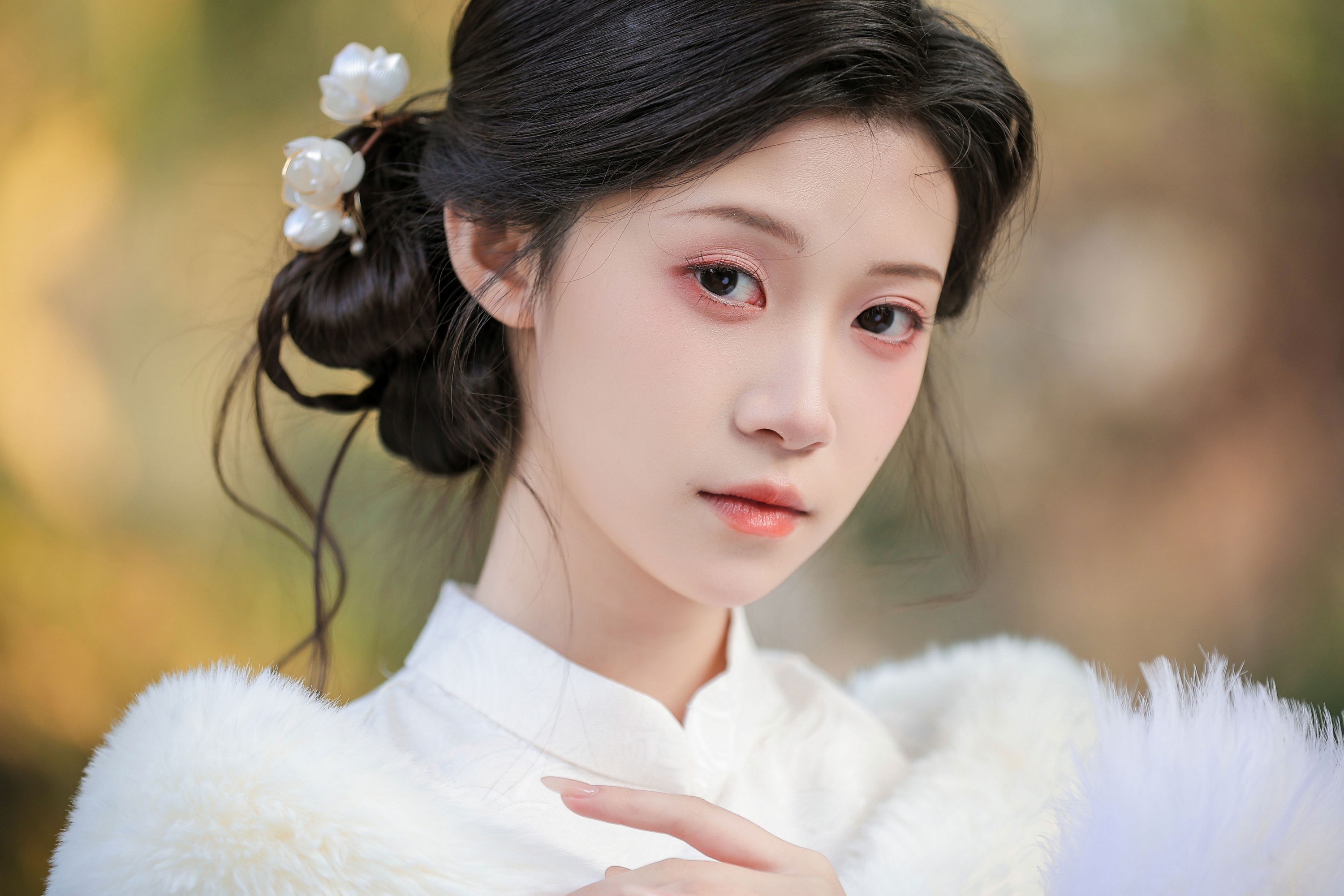 一口烧麦 - 《适合冬天的一组旗袍》[10P] 插图4