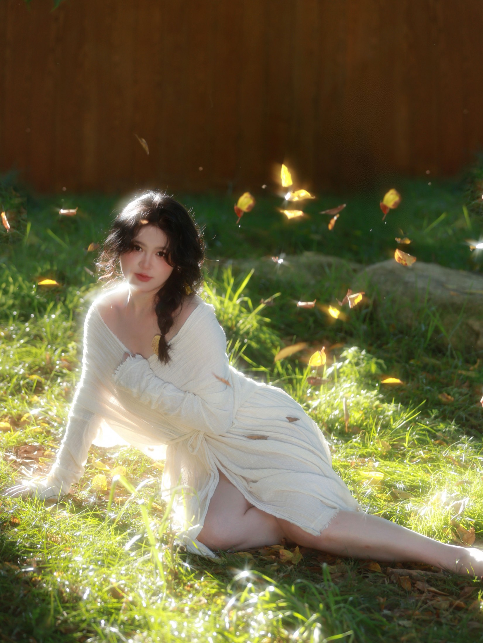 ID12842落叶的季节-妍画集