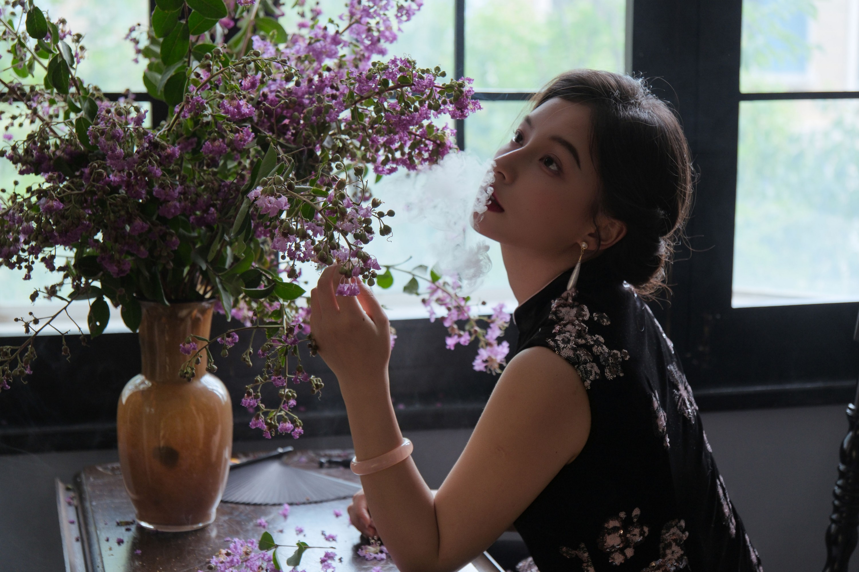 春山 - 《紫薇轻绽，一抹嫣红入画》[11P] 插图4