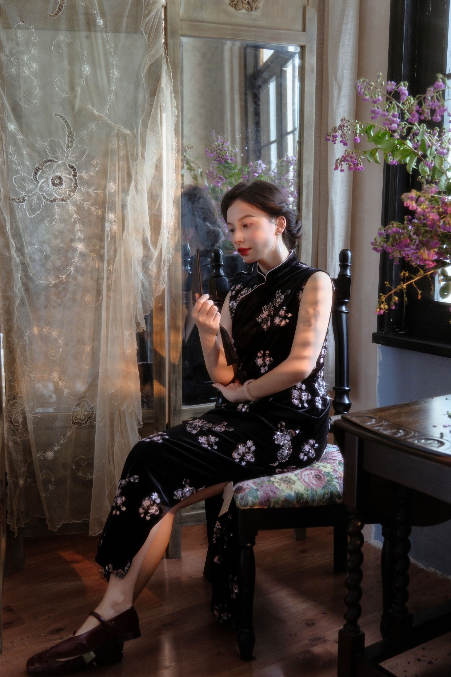 春山 - 《紫薇轻绽，一抹嫣红入画》[11P] 插图2